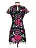 Sam Edelman 100% Nylon Floral Black Cocktail Dress Size 0 - photo 2