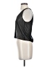 Diane von Furstenberg 100% Polyester Solid Black Sleeveless Top Size 2 - photo 5