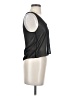 Diane von Furstenberg 100% Polyester Solid Black Sleeveless Top Size 2 - photo 4