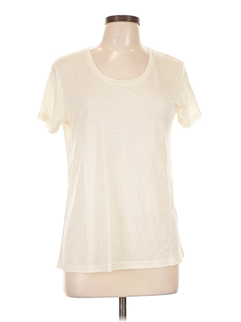Pre-owned Assorted Brands Short Sleeve T-shirt In Ivory