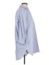 Zara Stripes Blue 3/4 Sleeve Button-Down Shirt Size L - photo 4