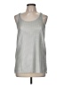 Trouve 100% Polyester Silver Sleeveless Top Size M - photo 1