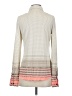 BCBGMAXAZRIA Chevron-herringbone Ivory Long Sleeve Blouse Size M - photo 2