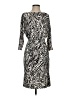 Anne Klein Animal Print Gray Cocktail Dress Size 2 - photo 1
