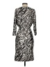 Anne Klein Animal Print Gray Cocktail Dress Size 2 - photo 2