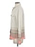 BCBGMAXAZRIA Chevron-herringbone Ivory Long Sleeve Blouse Size M - photo 5