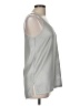 Trouve 100% Polyester Silver Sleeveless Top Size M - photo 4
