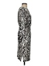 Anne Klein Animal Print Gray Cocktail Dress Size 2 - photo 4