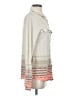 BCBGMAXAZRIA Chevron-herringbone Ivory Long Sleeve Blouse Size M - photo 4