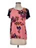 Collective Concepts 100% Polyester Pink Short Sleeve Blouse Size XS - photo 1
