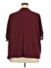 Ellos Burgundy Short Sleeve Blouse Size 18 - photo 2