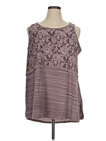 LOGO by Lori Goldstein Tank Top (view 1)