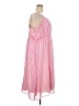 Torrid 100% Polyester Checkered-gingham Pink Casual Dress Size 4X Plus (4) - photo 4