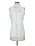 Columbia Silver Sleeveless Button-Down Shirt Size S - photo 1