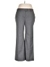Daisy Fuentes Chevron-herringbone Gray Dress Pants Size 12 - photo 1