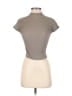 Zara Gray Short Sleeve Top Size S - photo 1