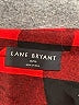 Lane Bryant 100% Rayon Plaid Red Long Sleeve Button-Down Shirt Size 18 - 20 Plus - photo 7