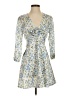 B. Darlin Floral Blue Cocktail Dress Size 3 - 4 - photo 1