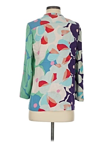 Diane von Furstenberg 3/4 Sleeve Silk Top (view 2)