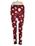 Lularoe Print Burgundy Leggings Size 2X (TC2) - photo 1