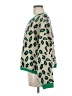 Fate Animal Print Green Pullover Sweater Size M - photo 5