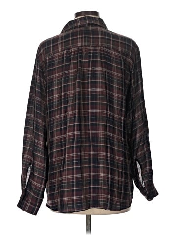 Ann Taylor LOFT Outlet Long Sleeve Button-Down Shirt (view 2)