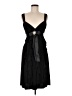 Betsy & Adam Solid Black Cocktail Dress Size 8 - photo 1