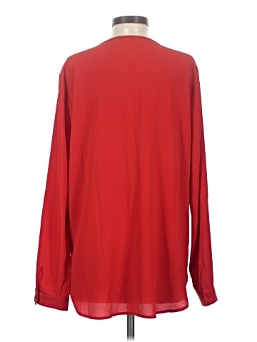 Rose + Olive Long Sleeve Blouse (view 2)