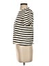 Cos 100% Viscose Stripes Ivory Short Sleeve Top Size S - photo 5