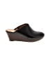 Jack Rogers 100% Leather Solid Black Mule/Clog Size 7 1/2 - photo 1