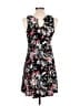 Mudd Floral Black Casual Dress Size L - photo 2