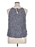 Old Navy 100% Rayon Blue Sleeveless Blouse Size XL - photo 2