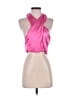 Zara 100% Viscose Pink Sleeveless Blouse Size S - photo 1