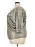 Kim & Cami Metallic Silver 3/4 Sleeve Top Size 2X - photo 5