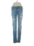 Hollister Hearts Blue Jeans Size 3S - photo 1