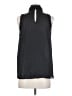 Zara 100% Polyurethane Black Sleeveless Blouse Size S - photo 2