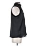 Zara 100% Polyurethane Black Sleeveless Blouse Size S - photo 4