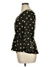 Monteau Black 3/4 Sleeve Blouse Size XL - photo 5