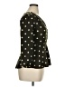Monteau Black 3/4 Sleeve Blouse Size XL - photo 4