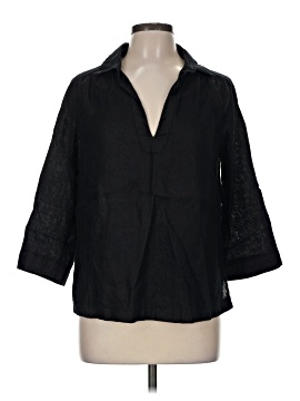 Sigrid Olsen 3/4 Sleeve Button Down Shirt