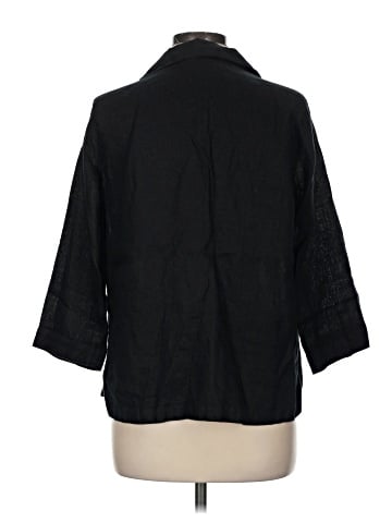 Sigrid Olsen 3/4 Sleeve Button-Down Shirt (view 2)
