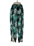Soul 100% Polyester Tropical Green Casual Pants Size L - photo 1