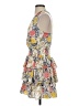 BCBGMAXAZRIA 100% Polyester Print Yellow Cocktail Dress Size XXS - photo 5