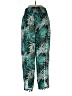 Soul 100% Polyester Tropical Green Casual Pants Size L - photo 2