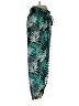 Soul 100% Polyester Tropical Green Casual Pants Size L - photo 4