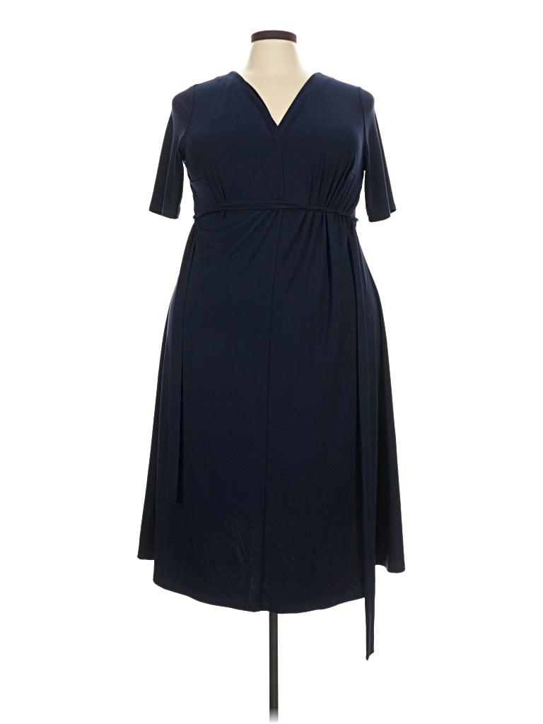 Pre-owned Chaus Casual Dress In Blue