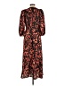 DKNY Animal Print Red Casual Dress Size M - photo 2