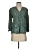 Democracy Green Long Sleeve Blouse Size S - photo 1