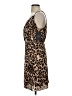 Amanda Uprichard 100% Polyester Animal Print Brown Cocktail Dress Size S - photo 5