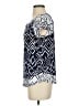 Susan Lawrence Blue Short Sleeve Blouse Size S - photo 5